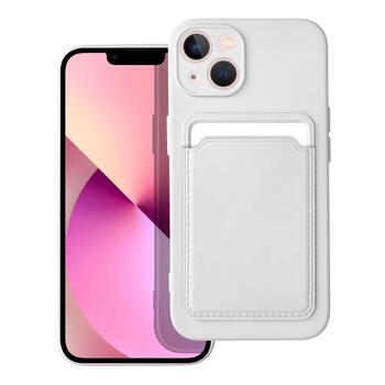 Riff Card sērijas silikona maks priekš Apple iPhone 15 White (RF-CARD-IP15-WH)