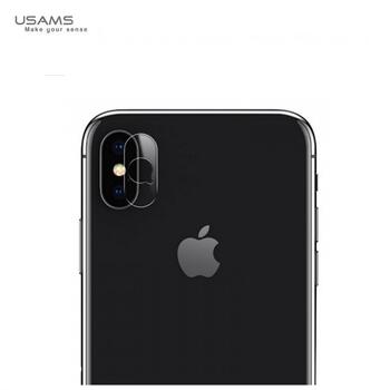 Usams US-BH400 Защитное стеклышко для задней камеры телефона Apple iPhone XS / X (2шт.) (IPXJTT201)