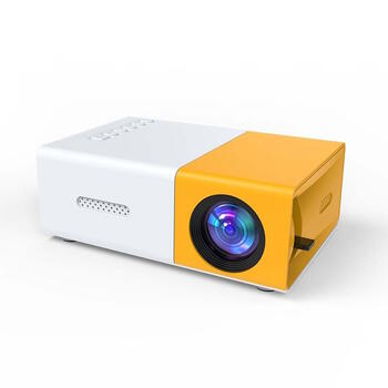 Riff YG300 mini projektors 1080P Full HD (12,7x5x8,3 cm) Yellow (RF-YG300)