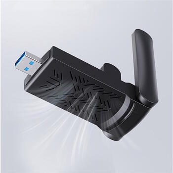 Riff AC1300 USB модуль Wi-Fi адаптер 5 GHz 2.4 GHz 1300 Мбит/с 802.11ac/a/b/g/n Чёрный (RF-AC1300)