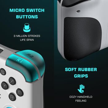 GameSir X2 Type-C 2021 Version Android Контроллер мобильныз игр с фиксатором смартфона 173mm длинной Белый (GAMESIR-X2-TYPE-C)