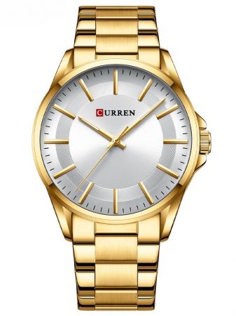 CURREN Vīriešu rokas pulkstenis 8429 (ZC043A) + BOX gold/silver