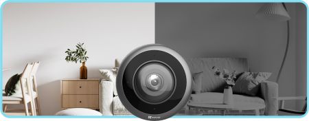 EZVIZ E4P Умная Wi-Fi панорамная камера типа «рыбий глаз» (CS-E4p 6MP)