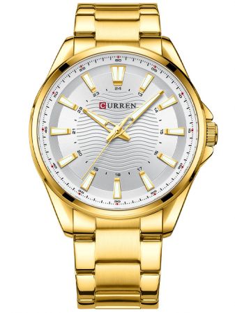 CURREN Мужские наручные часы 8424 (ZC040C) + BOX gold/silver