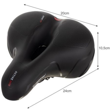 Velosipēda sēdeklis ar atstarotāju melns (preces kods P20987)