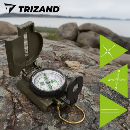Армейский металлический компас P5717