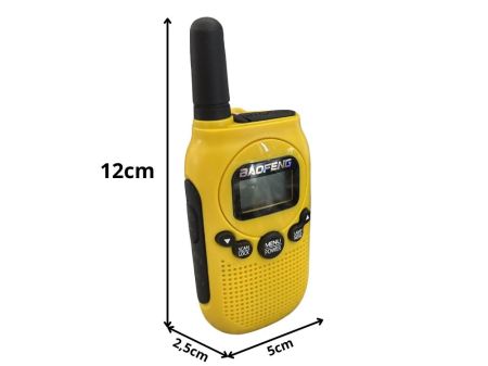 Rācijas komplekts Walkie Talkies 2 Pack dzeltenas (P14680_ZO)