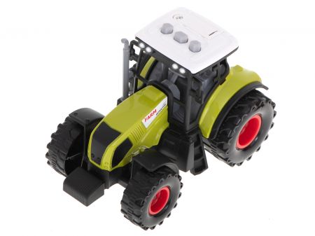Traktors ar LED piekabi + skaņas efekti (5909)