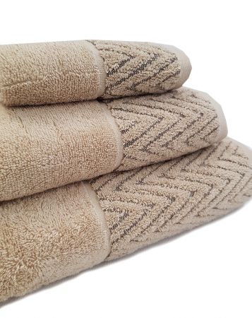 Хлопковое махровое полотенце VINECIA BEIGE