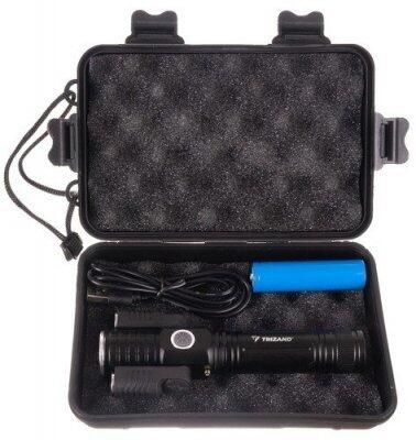 Фонарик T6 на аккумуляторе 600mAh / ZOOM / 300lm (P18369)