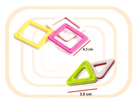 Magnētiskais konstruktors Magical Magnet Mini 38 gab. 3+ v2 (9819)
