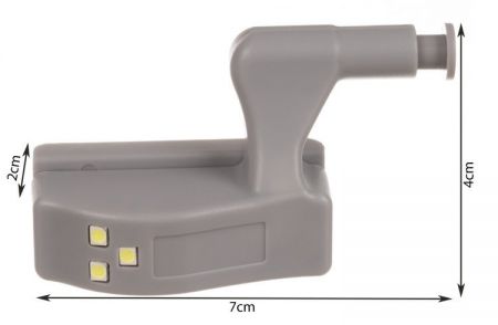 Лампа для шкафа на петлях 3 LED (P16146)