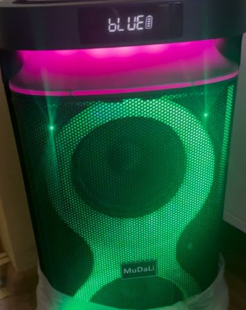 Dalings Audio Портативная акустическая система 2025 Rgb Свет, Bluetooth 5.0, Tws, 2 микрофона L6212