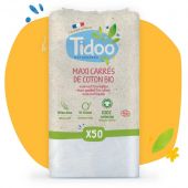 Tidoo Хлопковые ватные диски-пады 50шт (3760001760019)