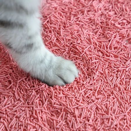 UNIQ PETS CAT LITTER TOFU biodegradable Peach - комкающийся, гранулированный наполнитель для кошачьего туалета с ароматом персика 5 кг / 12 л (5907291266786)