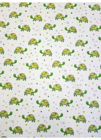 Хлопковая пелёнка 85x85 см TURTLES