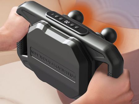 Ķermeņa masāžas aparāts 4 galvas 20 stipruma līmeņi USB (P24617)