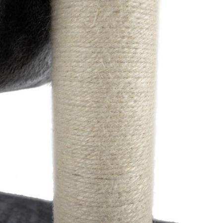 Дом для кота - дерево со столбами 141 см серый (P21713)