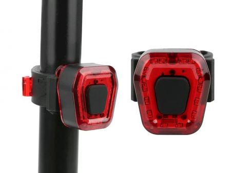 Velosipēda aizmugurējais lukturis USB (P14494)