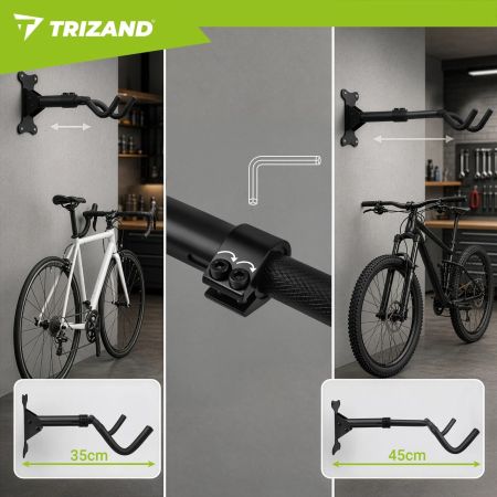 Velo sienas turētājs - āķis 30 kg 24–29 collu (P28061)