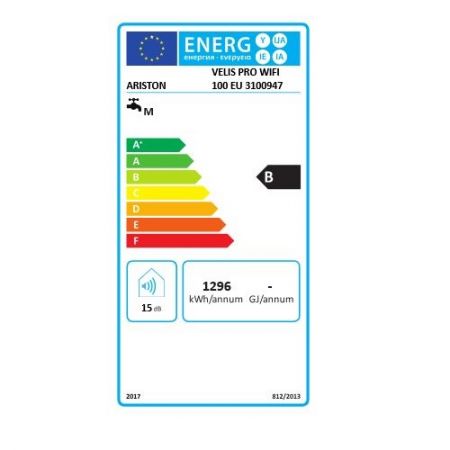 Ariston Ūdens sildītājs elektriskais Velis PRO WIFI 100 EU vertikāls/horizontāls (3100947)