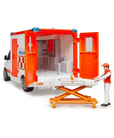 BRUDER Машина скорой помощи Mercedes Benz Sprinter с водителем (4001702026769)