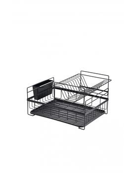 Rosberg 5R53000PBL, Trauku žāvētājs, 2 līmeņi, 45x32,5x27,3 cm, Melns (5R53000PBL)