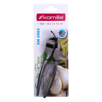 Пресс для чеснока 16 × 3 × 4,5 см, 5083, Kamille (5083)