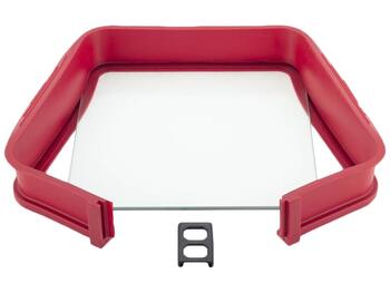 Silikona cepamforma 26,5*25,1*5,3 cm (stikla dibens), 7759, Kamille (7759)