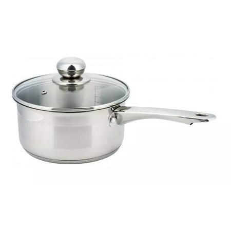 Kastrolis ar vāku, tērauda Ø12cm 0,5l Kinghoff. KH 4321 (KH 4321)