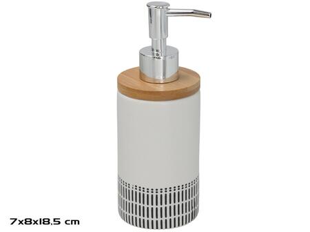 Дозатор для мыла, 300 мл, 7.00 x 8.00 x 18.50, BATH&GO (8445393538945)