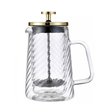Virzuļa tipa kafijas/tējas pagatavotājs, stikla, 0,35 L, Klausberg, KB 7765 (KB 7765)