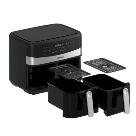 Klausberg digitālais 9L dubultā groza gaisa fritieris, KB 7573 air fryer* (KB 7573)
