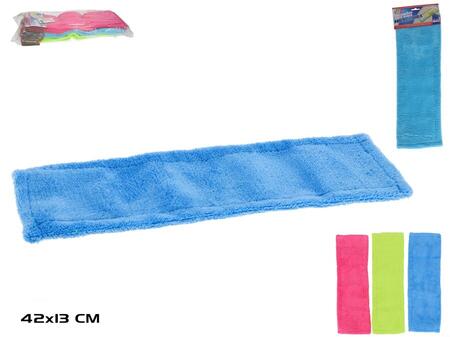 Сменная насадка для швабры из микрофибры, 3 цвета, 42,00 x 14,00 x 2,50 см, Gerimport (8430540906586)