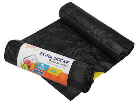 EXTRA STRONG мешки для мусора с лентой 35 л, LD/HD, 15 шт., 21 x 4 x 4, 00726, Simple Solution (00726)