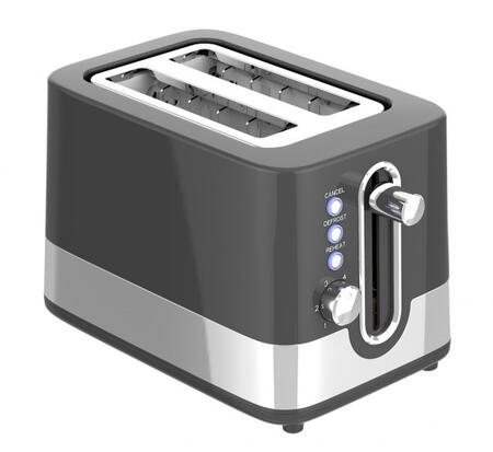 Tosteris 2 šķēlēm, 6 iestatījumi, 800 W, melns, 55OV51440I, Oliver Voltz (55OV51440I)