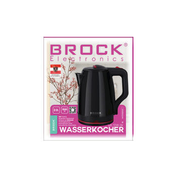 Чайник двухстенный BROCK WK 5518 BK 2.0л, 1500Вт (WK 5518 BK)