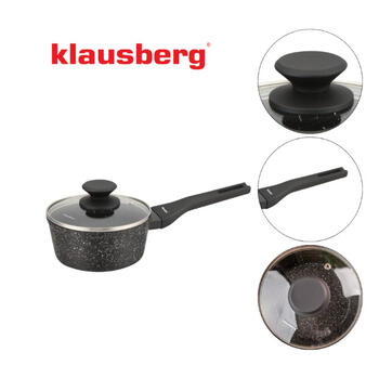 Katls, marmors, 1.2L 16cm x 7cm, ar vāku, nepiedegošs, KB 7986, Klausberg (KB 7986)