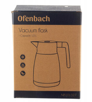 Termoss ar stikla ieliktni 1,0 L, 101327, OFENBACH (101327)