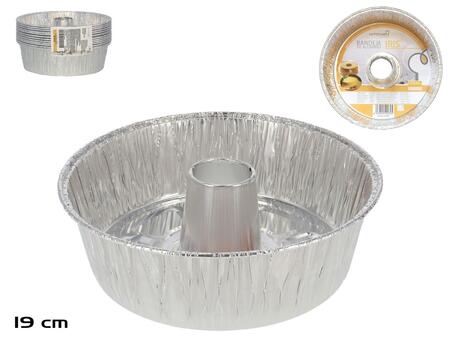 Алюминиевая форма для выпечки, 6 x 19,5 x 19,5 см, KITCHEN&GO (8430540492805)