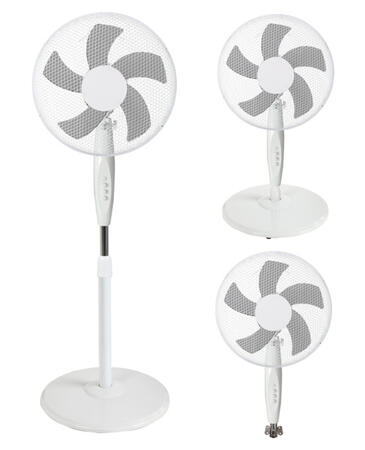 Ventilators uz statīva 3 vienā, diam 40 cm 55W, 70369, ELITE* (70369)