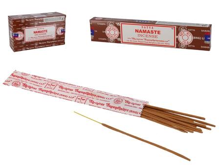 Благовония 15 г, 12 палочек Namaste, 20 x 1 x 1 см, SATYA (8904245400149)