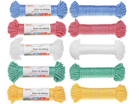Pīta veļas aukla, 5 mm, 20 m, 7 × 4 × 24 cm, 01053, SIMPLE SOLUTION (01053)