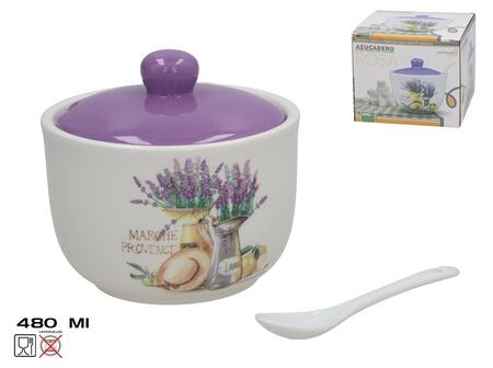 Cukura trauks ar karoti 480 ml, rozā dolomīts, 11.5x11.5x10 cm, KITCHEN&GO (8445393446196)