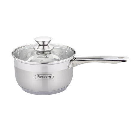 Katls ar vāku, 16 cm, 1.9L Nerūsējošais tērauds, 5R1210H16K, Rosberg (5R1210H16K)