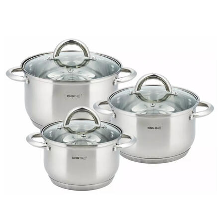Virtuves katlu komplekts Kinghoff, 6 piederumi, KH 4447 (KH 4447)