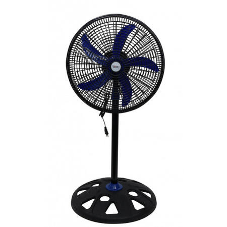 Ventilators, 50W, 3 ātrumi, melns ar zilu diam 40 cm 51760N18BB, Oliver Voltz* (51760N18BB)