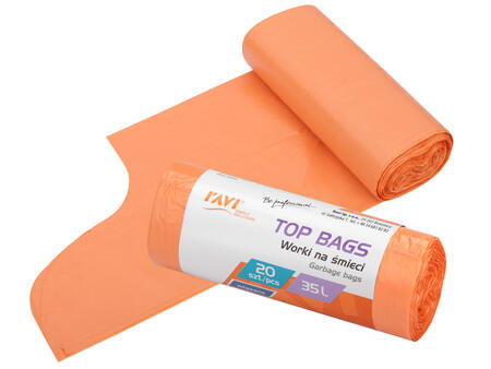 Завязывающиеся мешки для мусора TOP BAGS 35 л LD/HD, 20 шт., 13.5 x 4 x 4, 00735, Simple Solution (00735)