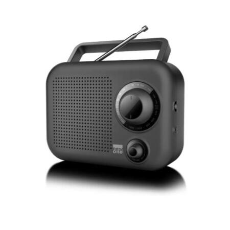 Портативный радиоприёмник New-One R210, аналоговый + FM/MW, чёрный Muse (R 210)
