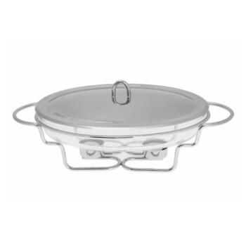 Ēdiena sildītājs, stikls - tērauds, 3l, KH 1411, Kinghoff (KH 1411)